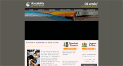 Desktop Screenshot of hospitalitycarwashandlube.com