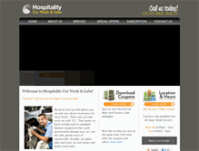 Tablet Screenshot of hospitalitycarwashandlube.com